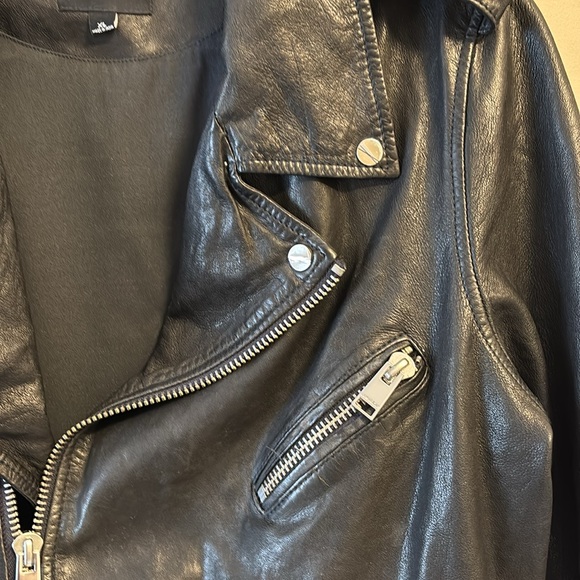 Lamarque Black Leather Jacket - Picture 5 of 8
